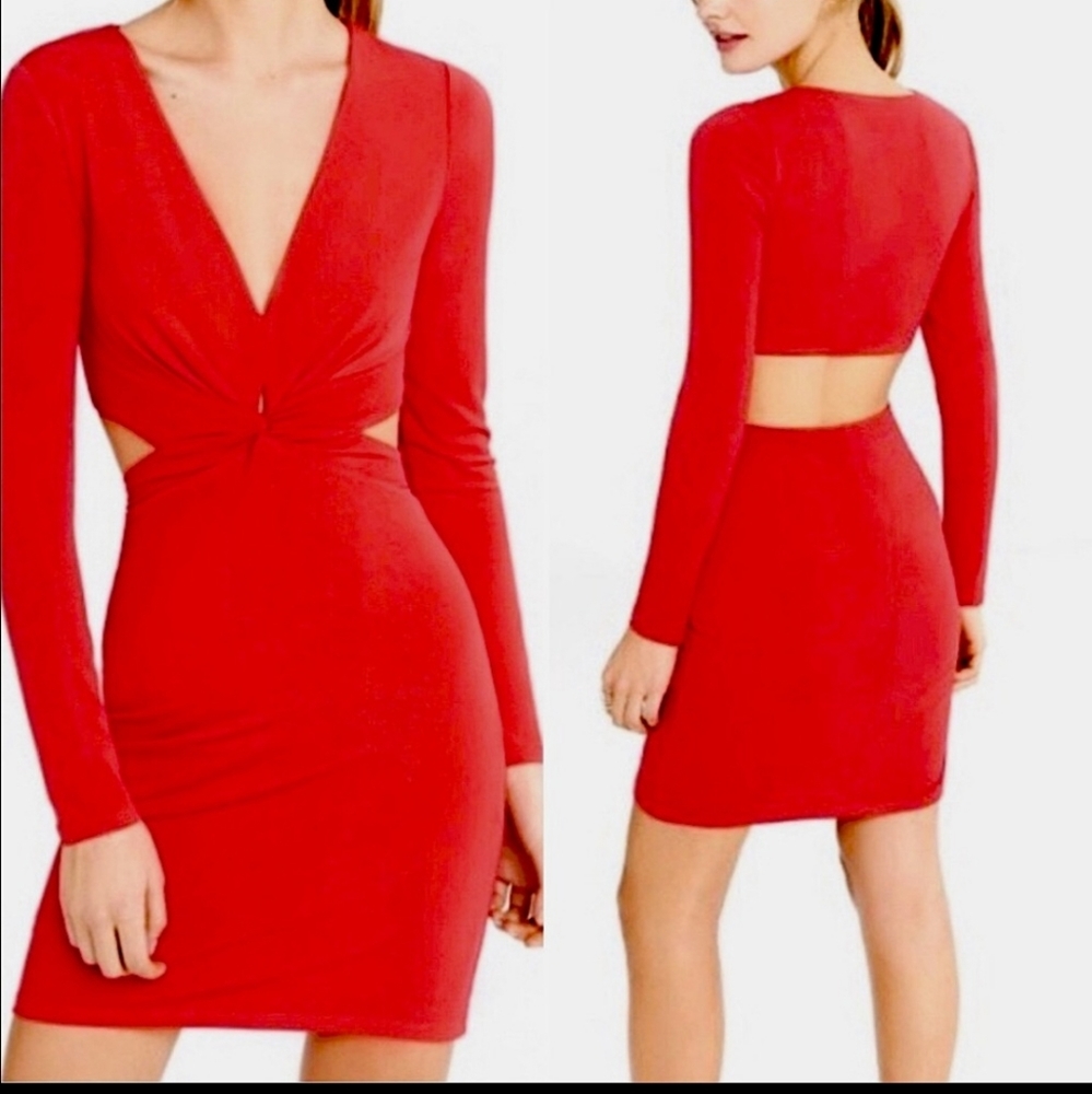 Express v neck dress